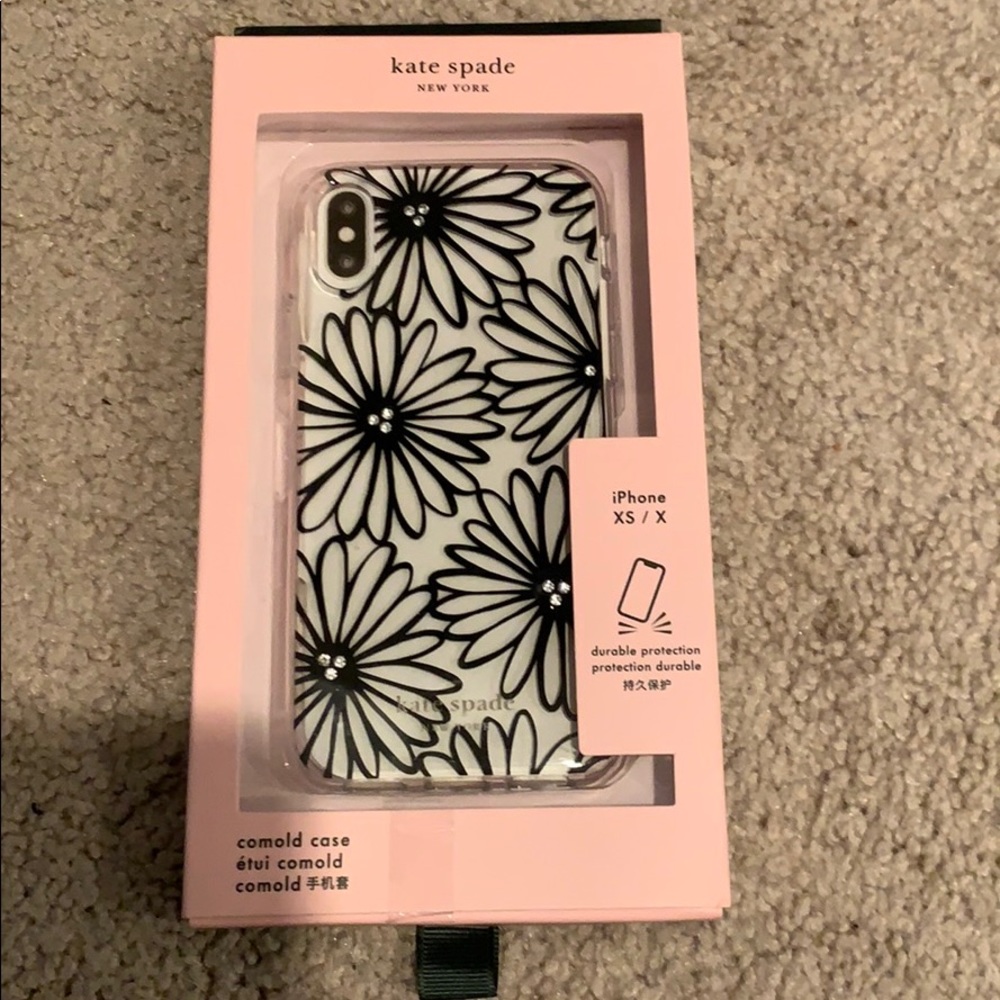 NWT Kate Spadwe iPhone XS/X phone case
